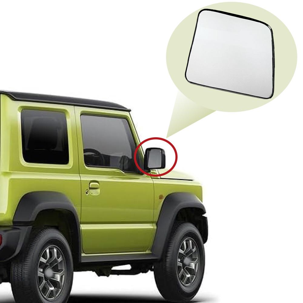Sklo vyhřívaného zrcátka levé pravé zadní boční křídlo pro Suzuki Jimny 2007 2008 2009 2010 2011 2012 213-
