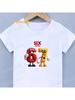 Kids Building Block Monster 67 Graphic TShirt Soft Cotton Game Wear for Boys  Girlsdf0140