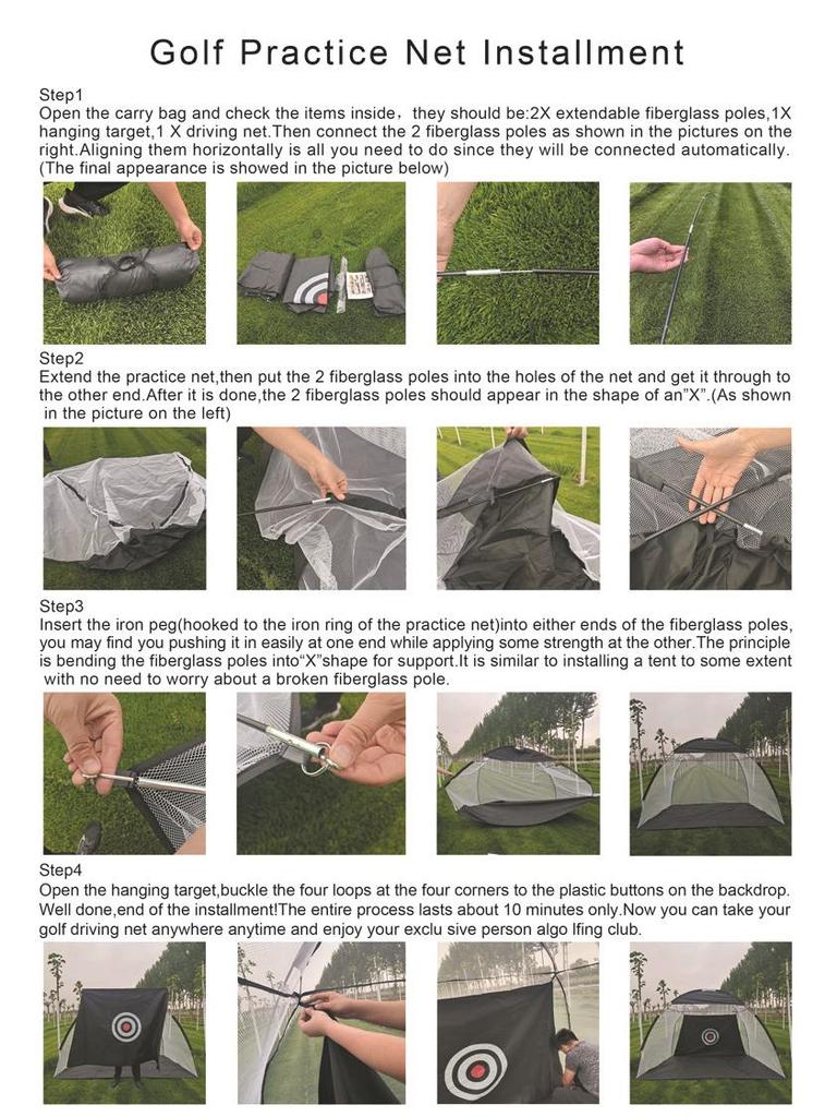 Indoor Golf Practice Net - Training and Hitting Cage In Stock