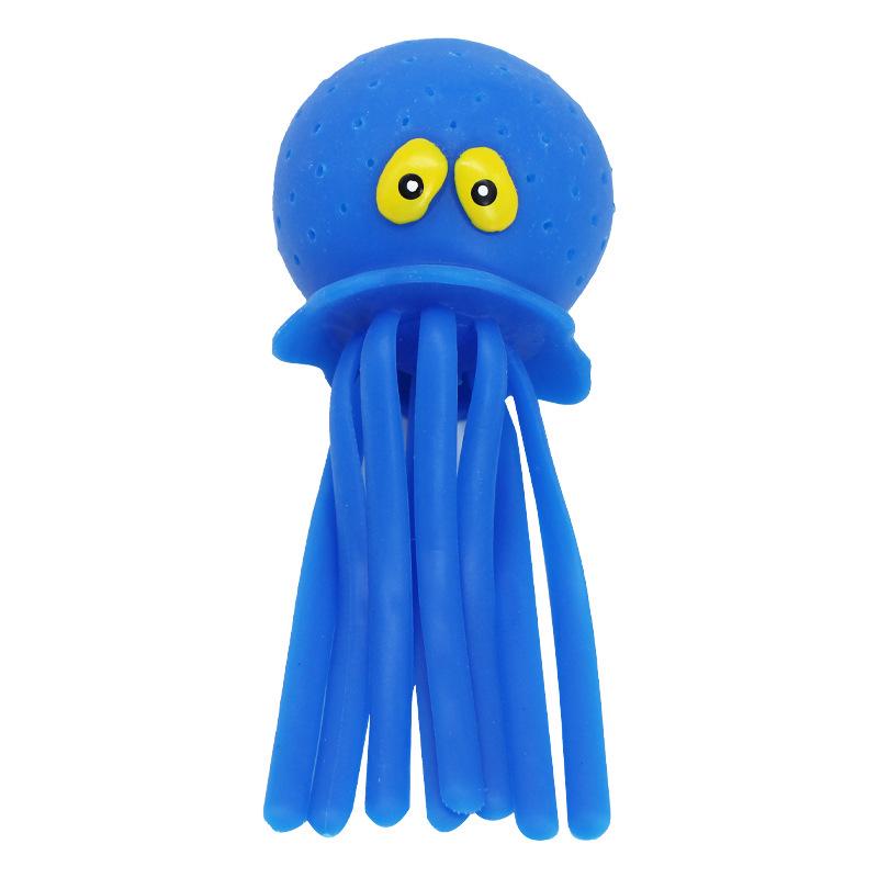 Octopus Squishy Lekesett for barn - Perfekt for bad, basseng, strand; Flott for avslapning og lek