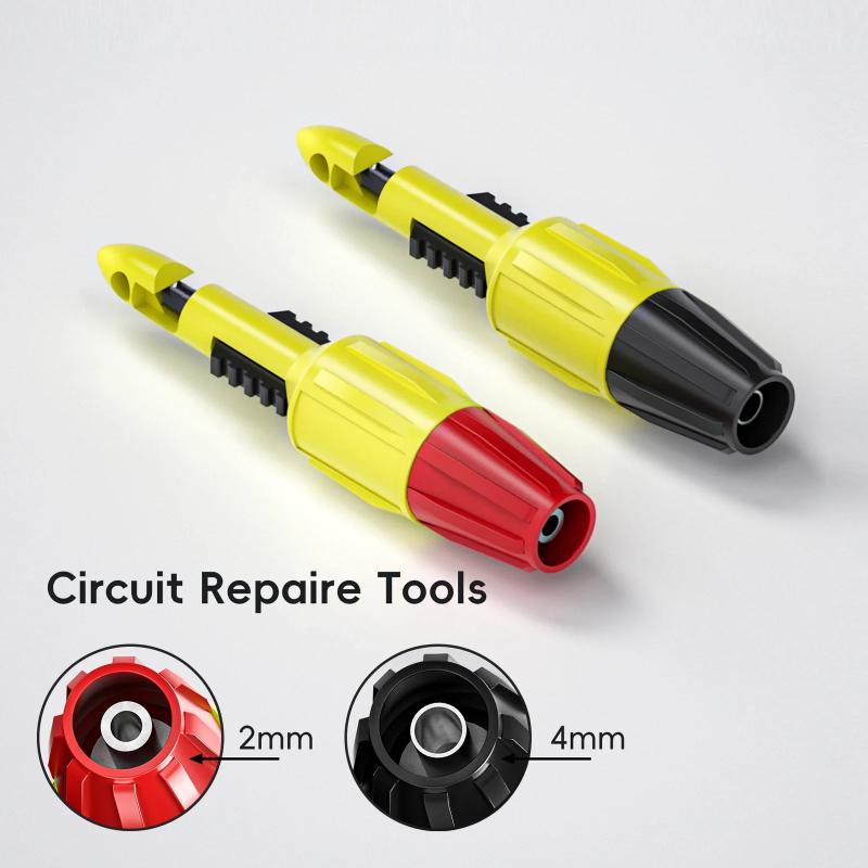Reliable Test Hook Clip 2mm 4mm Socket Insulation Wire Piercing Puncture Probe for Fast Fault Detection in Circuits