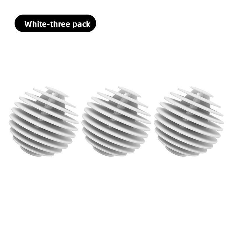 

Washing Machine Soft Rubber Laundry Balls, Anti-entanglement Balls, Household Magic Balls, Laundry Wonder, Washing and Care Balls Large 3pcs белый