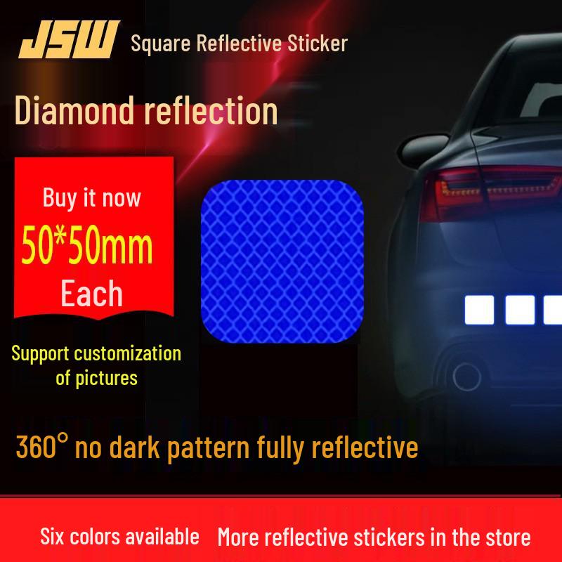 Luminous Reflective Vehicle Stickers for Cars, Motorcycles, Bicycles