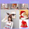 Snowman Elk Cap Christmas Cartoon Animals Festival Decorate Party Winter Gift
