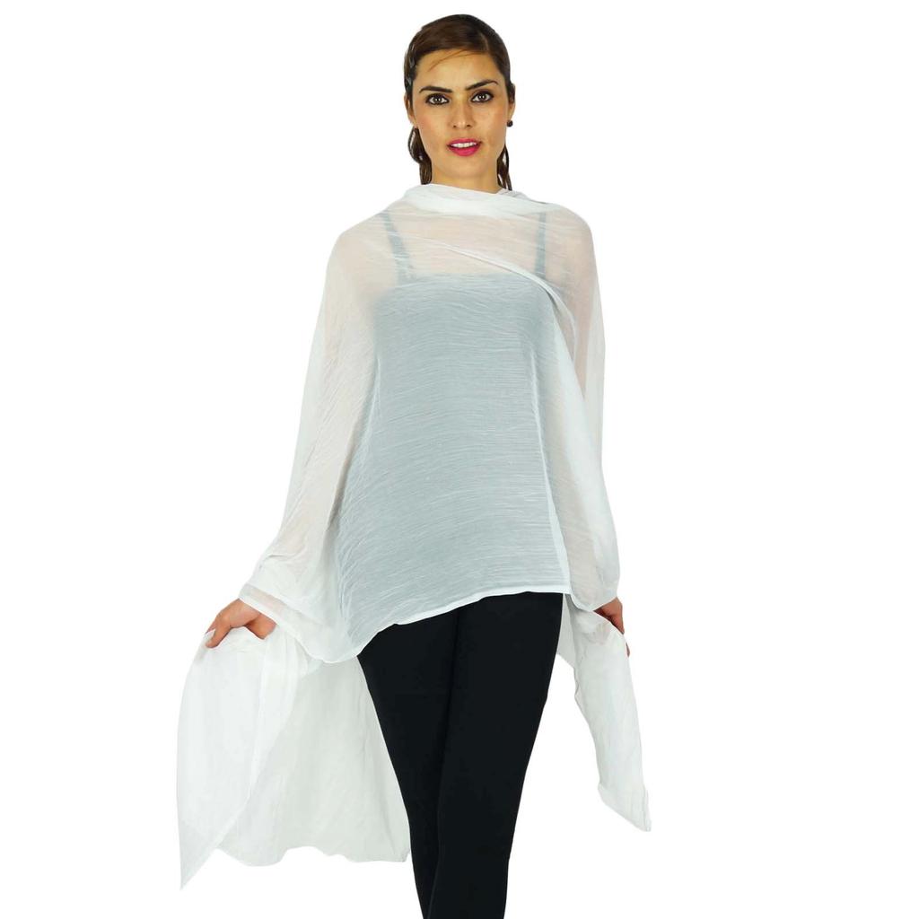 Indische Mode Chunni Hijab Lange Dupatta Chiffon-Mischung Halswickelschals