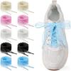 5 Paar Spitzen-Schnürsenkel Flache Band-Schnürsenkel für Sneaker Schicke Dekorative Schnürsenkel für Damen Mädchen Sommer-Schuhzubehör
