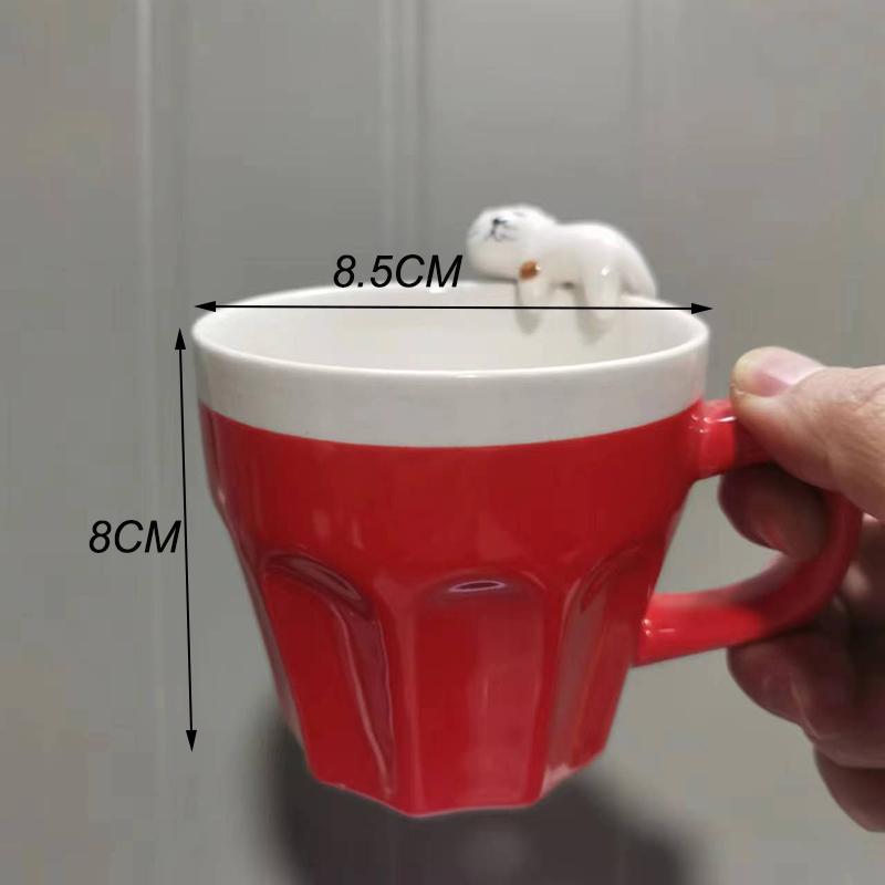 Original Mugs Creative Shaped Mug Cups of Coffee Cup to Go Personalized Gifts Cute and Different Cups Ceramics & Pottery Bar