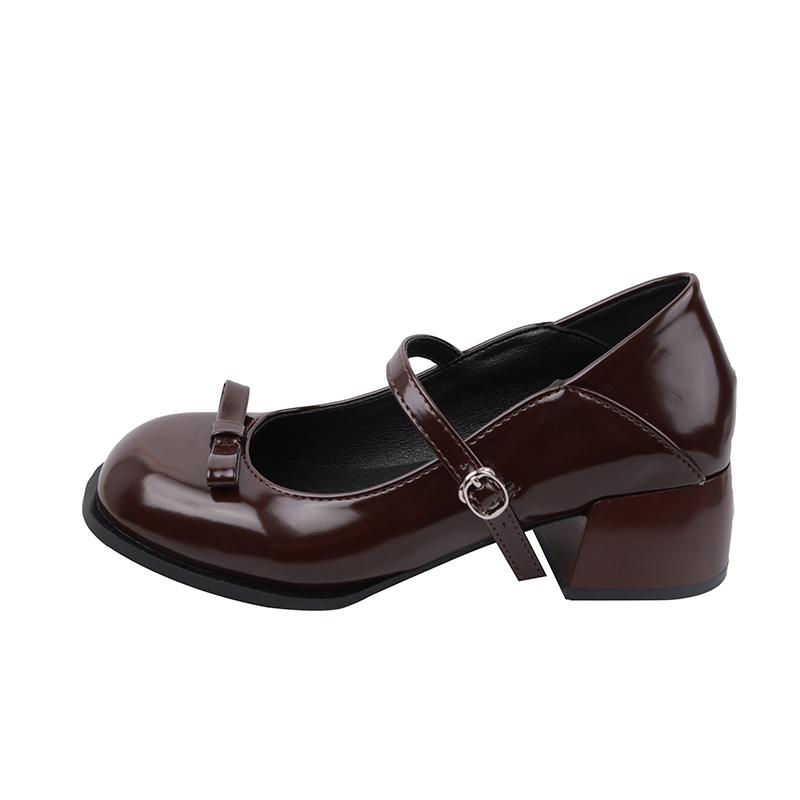 

Модные весенние туфли Мэри Джейн для женщин Элегантные туфли на низком каблуке Модные повседневные туфли с пряжкой для женщин 39