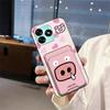 Shockproof TPU Phone Case For UMIDIGI G5/G5A Dirt-resistant Cartoon Card Slot Cute Graffiti Full Wrap Anti-dust Durable