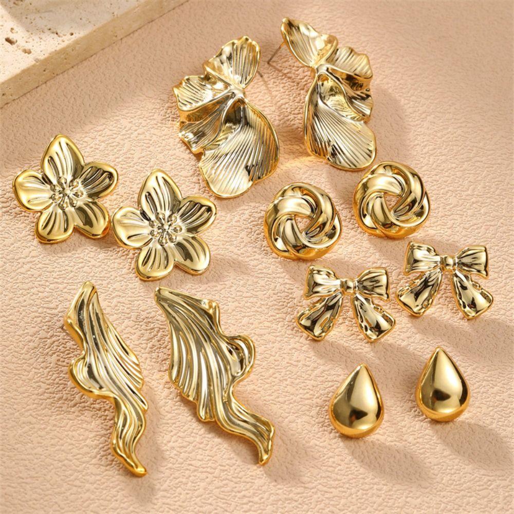 Starfish Shell Fashion Earring Set Ocean Inspired Stud Earrings Charm Earring Set Women Daily Wear