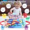 Baby Fishing Toys Plush Little Fishpond Set Simulating Fishing Games Color Number Cognition Fine Motor Training Montessori Toys