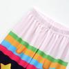 19783 Kinder Mädchen Lily Lovebraids Rosa Bedrucktes Kurzarm T-Shirt Oberteil Shorts Sets