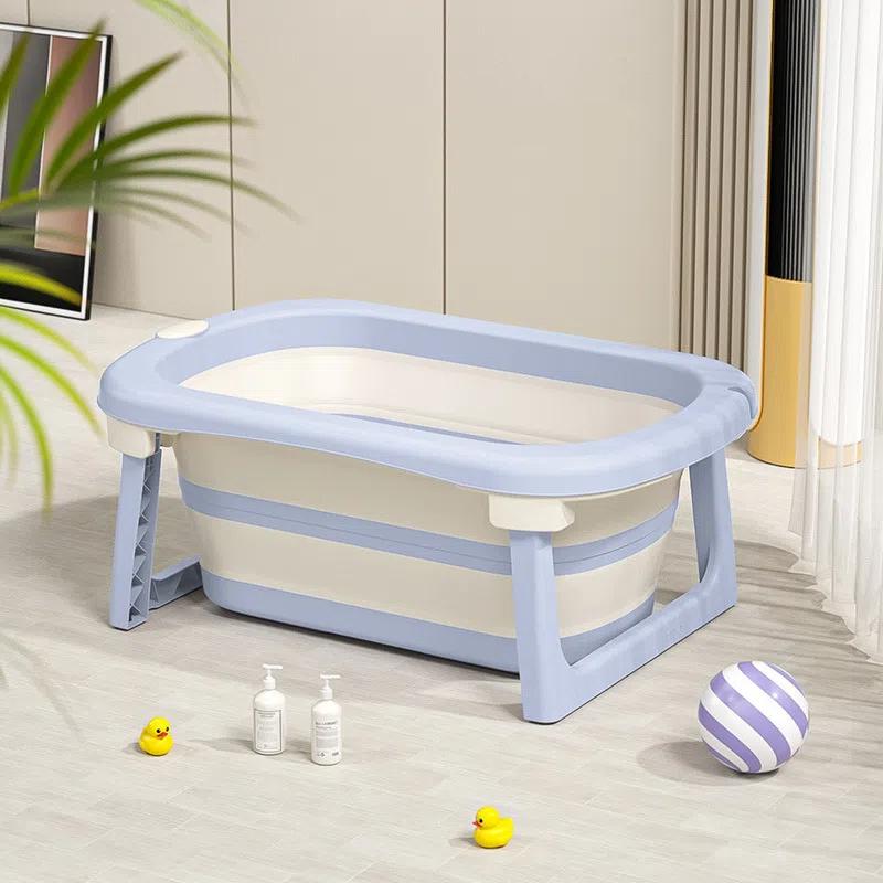 Foldable Baby Bathtub for Newborns & Toddlers – Space-Saving Bath Tub with Easy Storage Lightweight & Portable Design