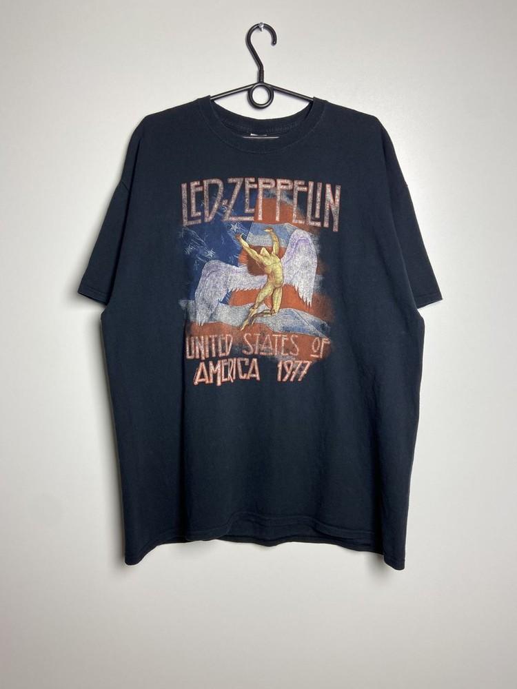 2018 Led Zeppelin United States Of America Black Unisex Tshirt S5XL KH10989 Unisex T-Shirt XXXXL