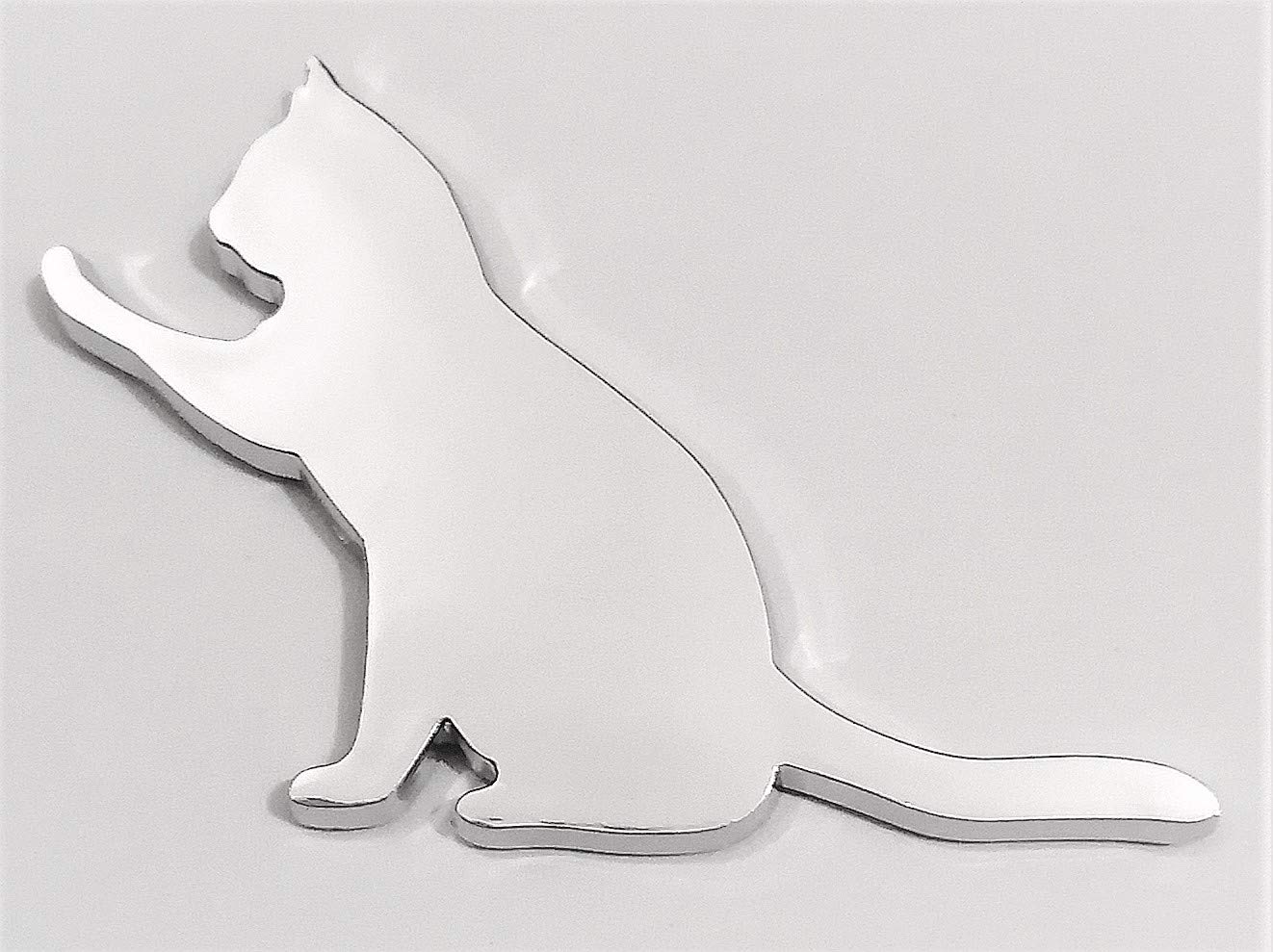 L-hotse Сенсорная Кошка Форма Кошки 3D Покрытый Эмблемой Наклейка на Автомобиль