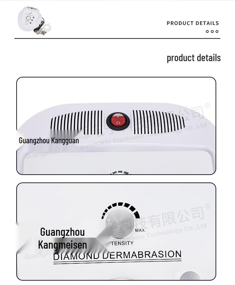 Diamond Desktop Crystal Microdermabrasion Machine for Cuticle Care