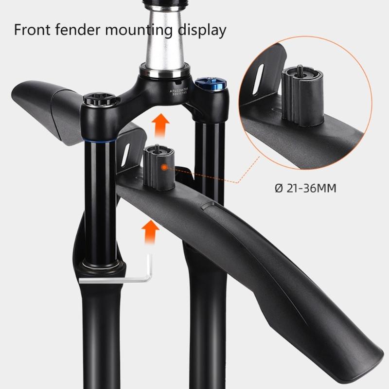 Bicycles Mudguard Foldable Bicycles Mudguard Front Rear Mudguards Bikes Cyclists Mudguard Adjustable Bicycles Mud Guard