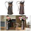 Milk Jug Vase Rustic with Handle Flowerpot for Farmhouse Bathroom Garden