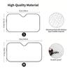 1Pcs Starry Night Cat Pattern Windshield Sunshade UV Rays Heat Blocker Keeps Vehicle Cool Unique Design Fit Sedans SUVs RVs