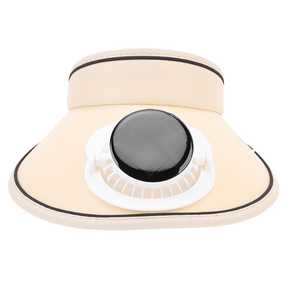 Solar Fan Hat Wide Brim Outdoor   Hat Portable Unisex Fan   Hat for Bch Travel Fishing Hiking
