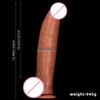 33 * 6CM Ultra Langer Dicker Silikon-Simulations-Dildo für Frauen  Weich und Kraftvoll  Echter und Falscher Penis für Sexuelle Nutzung durch Erwachsene