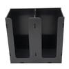 Paper Cup Dispenser Acrylic Coffee Cup Storage Organizer Holder with 2 Compartments for Countertop Kitchen Coffee Shop