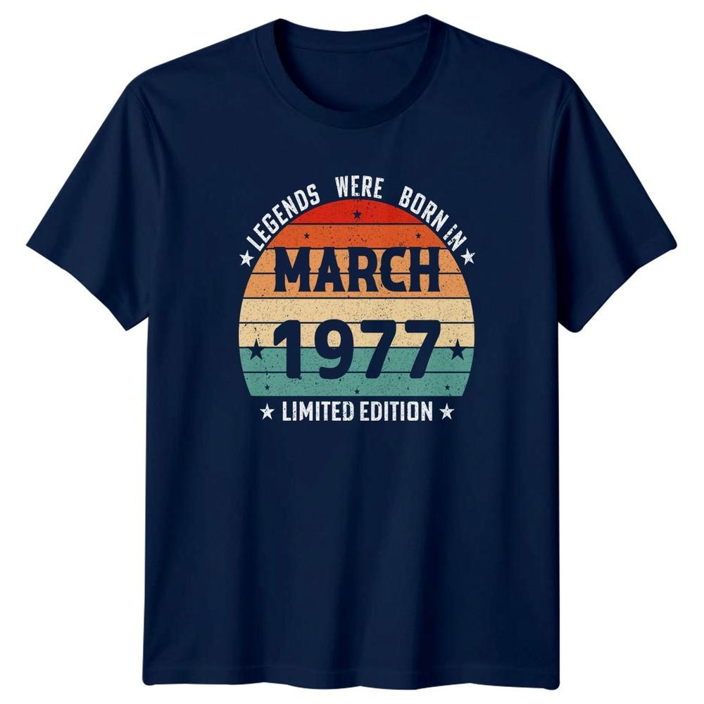 Legends Were Born Unisexs TShirt March Vintage Birthday Gift For Him