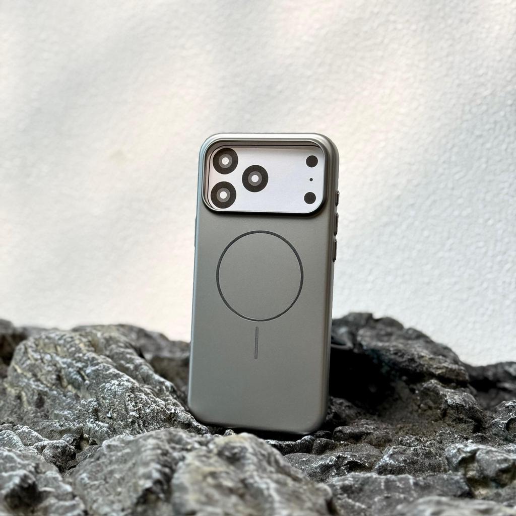 iPhone 17 Magnetic Frosted Case for 13/14/15/16 Pro Max - Solid Color, Drop-Proof, Skin-Feel Protective Cover