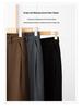 Lyocell Wool Women's High-Waist Slimming Black Harem Pants - Autumn 2025 Collection