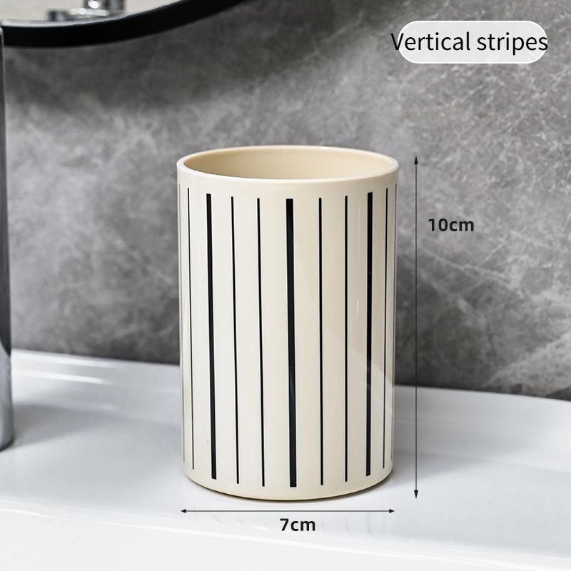 

Luxury Couple Toothbrush Cup Set for Dorm Home High Value Toothpaste Holder with Simple Design 201-300ml