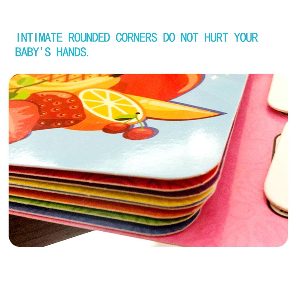 Toddlers Quiet Busy Book Portable Oilproof Reusable Early Education Sticker Toy Plaything Christmas Festival Holiday Gift