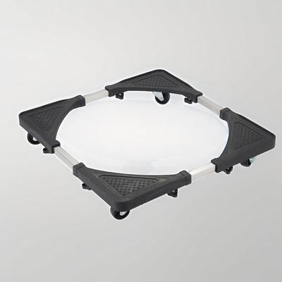 Universal Refrigerator & Washing Machine Stand with Locking Wheels, Adjustable Anti-Slip Base, Waterproof, Movable Design