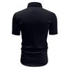 Men's Lightweight Breathable Button Up Casual Shirt Short Sleeve Relaxed Fit Summer Shirt with Chest Pocket and Collar for Everyday Wear