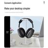 Premium Metal Headphone Stand with Desktop Storage and Display