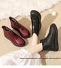 Women's High-Top Warm Velvet & Thick Cotton Shoes - Comfortable PU Sole for Middle-Aged & Elderly