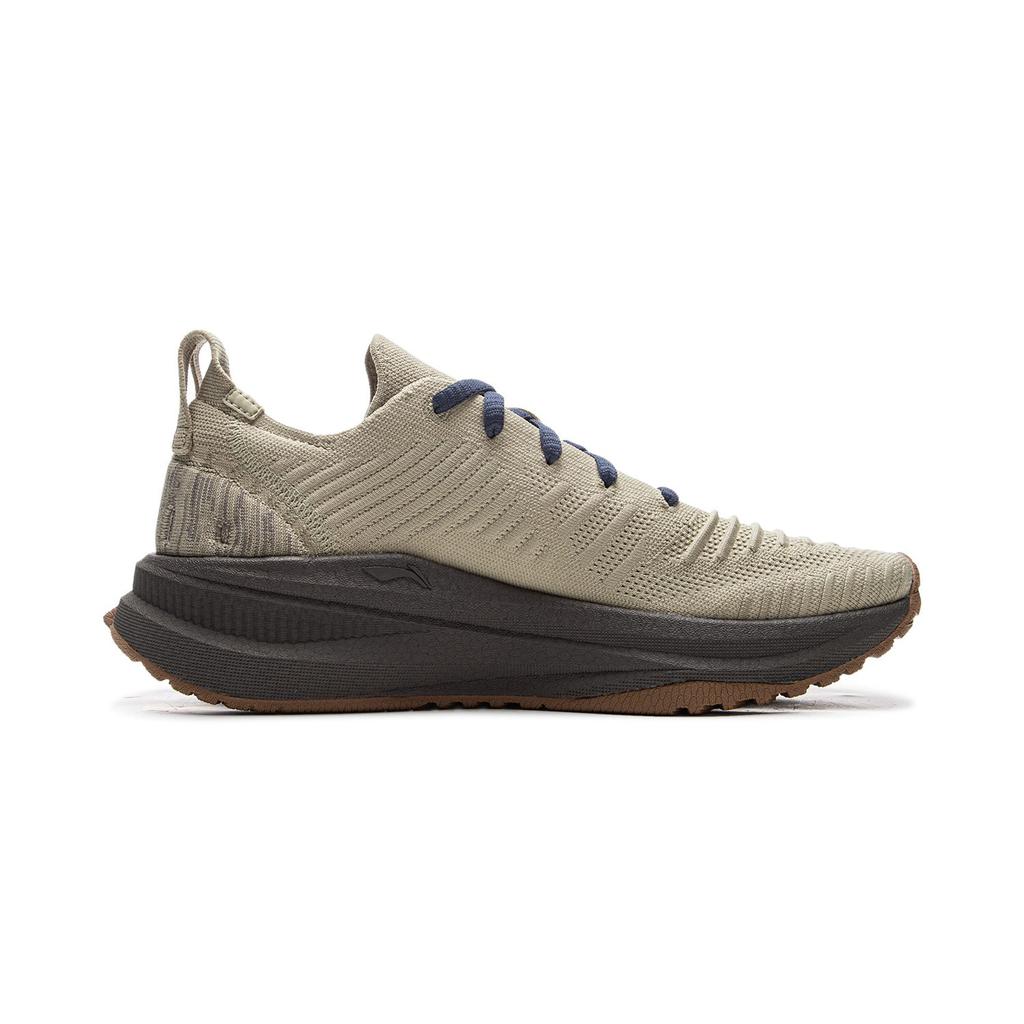 Li Ning Leisurely Fabric Cushioning Slip Resistant Abrasion Resistant Breathable Low Top Casual Running Shoes Men's ARSU065-1