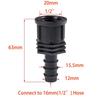 Plastic Garden Hose Connector 1/2 3/4 Female to Male Thread 1/2 3/4 1 Inch Barb Fitting Irrigation Pipe Connector 16mm 20mm 25mm