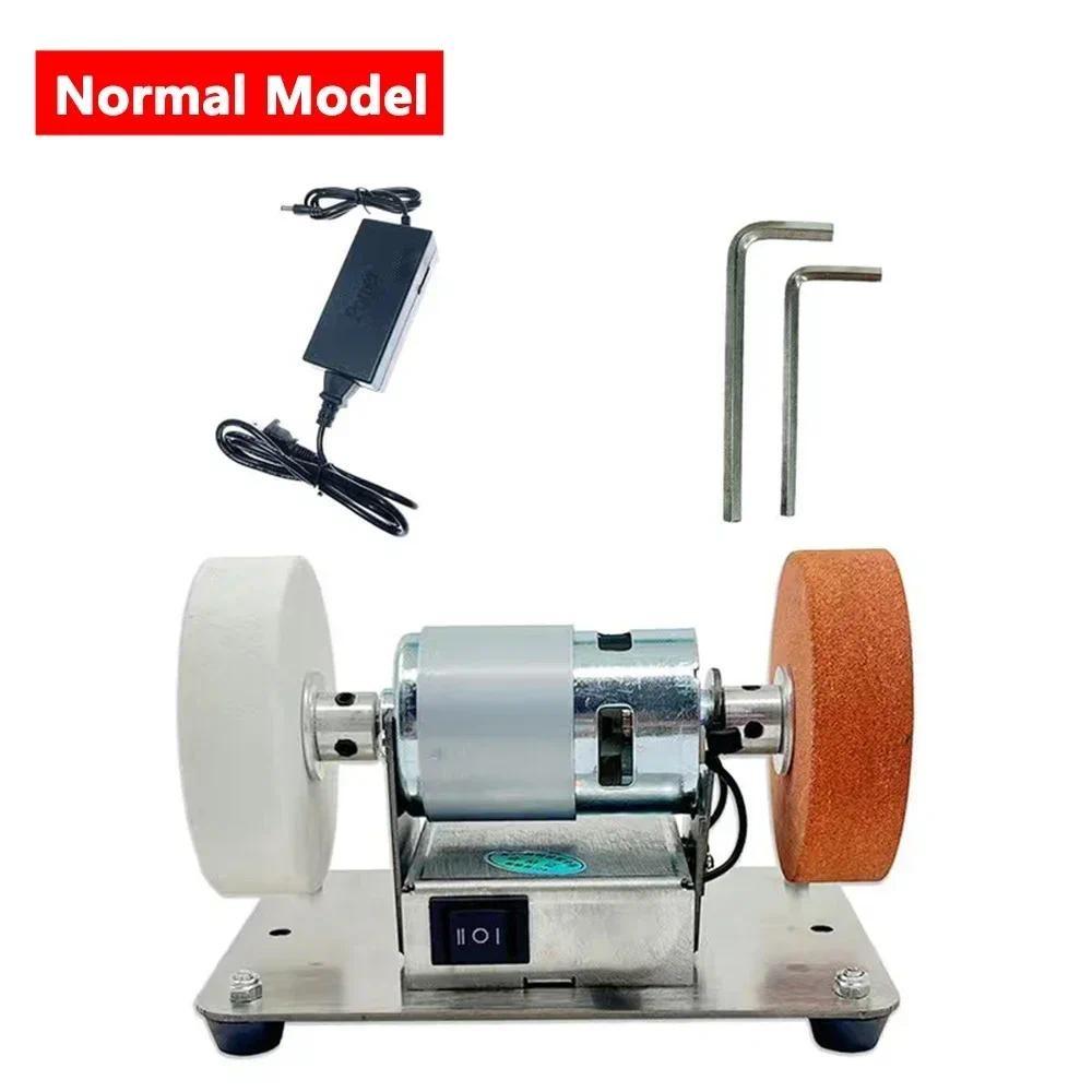 100W Mini Multifunction Electric Grinder Desktop Double Grinding Wheel Machine  Household Polishing Drilling Power Tools