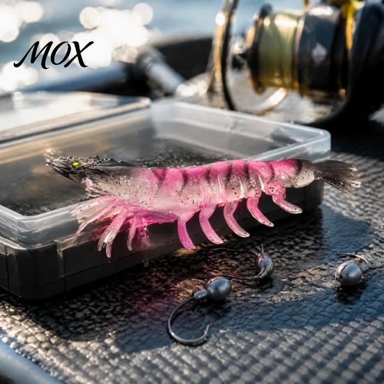 Glitter Shrimp Lure 9.5cm/4.8g TPE Soft Bionic Bait, Realistic Lure, Simulation Fishing Lures Prawn Swim Bait for Freshwater Saltwater Trout