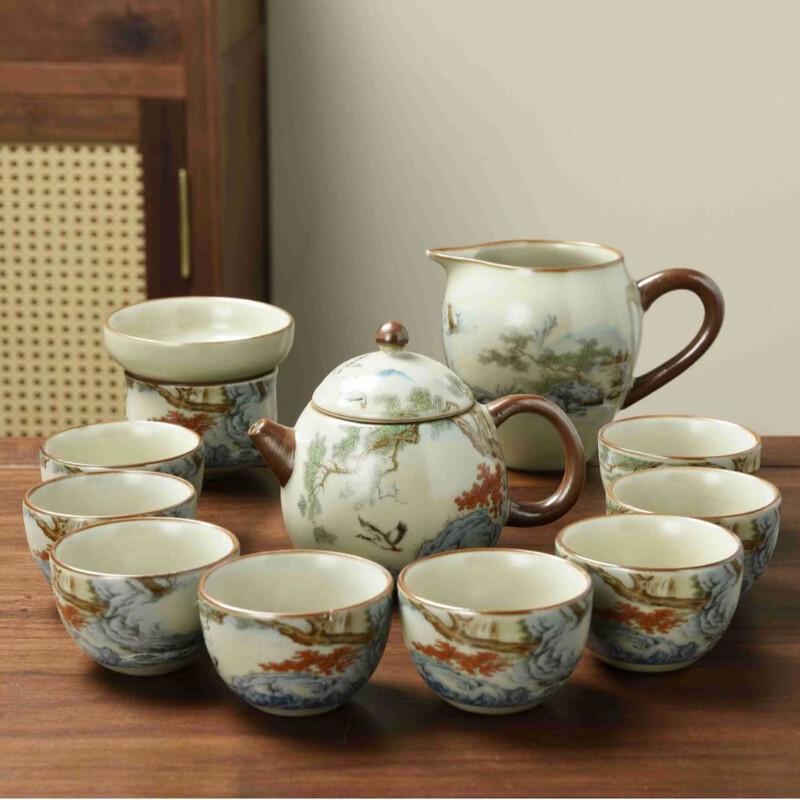 Shangqi Dragon Egg Teapot & Cup Gift Set