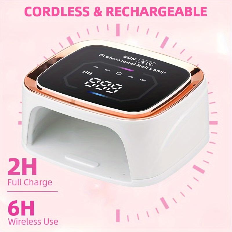108W Rechargeable UV LED with 36 Beads Nail Dryer Cordless Lamp for Manicure and Curing All Gel Nail Polish At Home DIY Salon