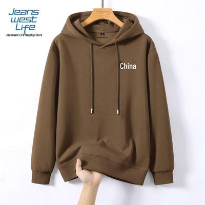 JEANSWEST LIFE Men's Chinese Style Hooded Sweatshirt