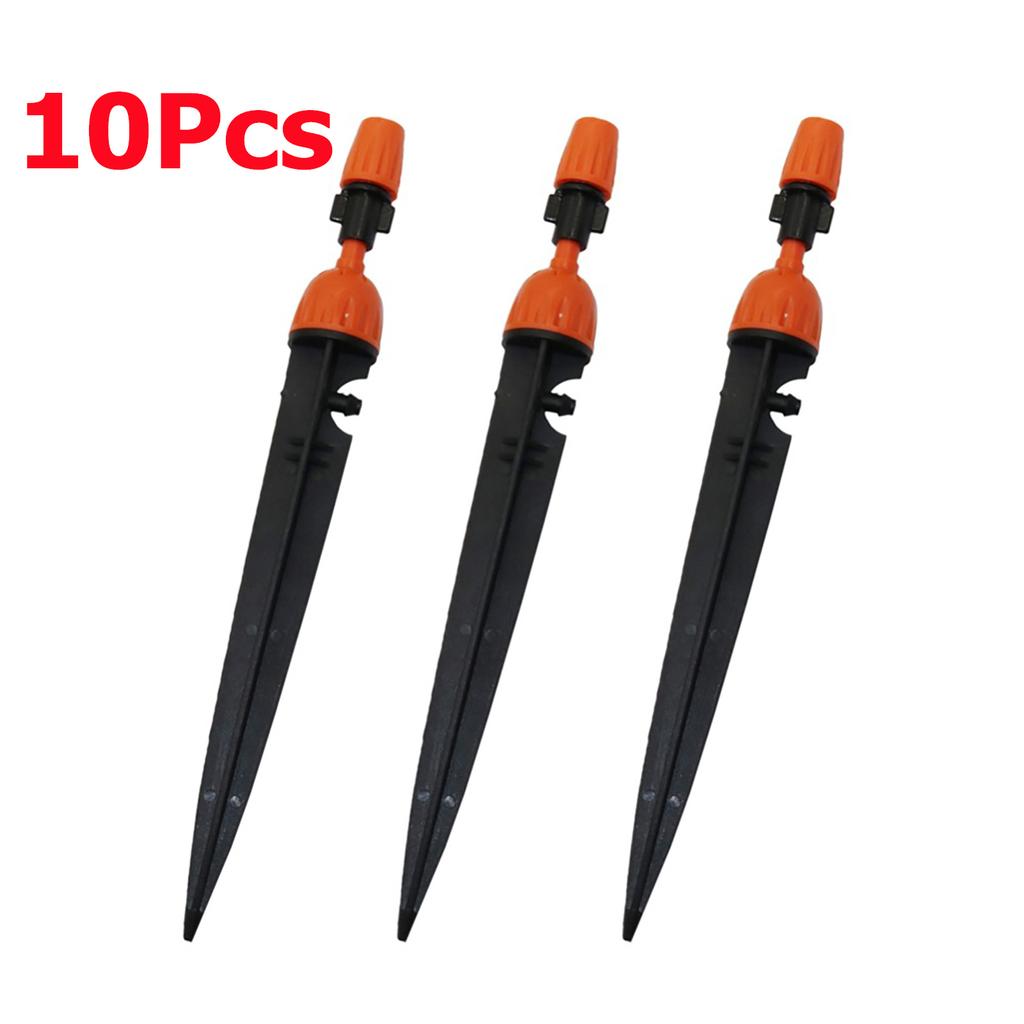 5/10/20Pcs Drip Misting Sprinkler Adjustable Atomized 1/4" Barb Nozzle Garden Greenhouse Flowerbed Bonsai Lawn Water Irrigation