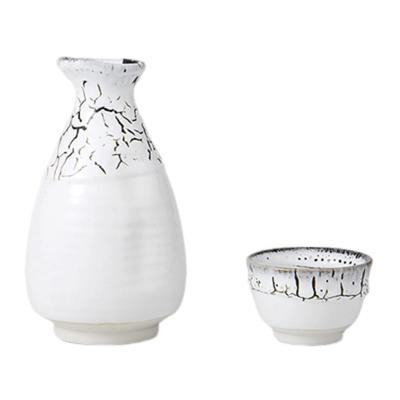 Sake Tokkuri and Ochoko Kohiki Black Nagashi Tokkuri and Sake Cup Pieces Ceramic Mino Perfect for Cold and Hot Made In Japan Ale-net Set, Set, Two-Go