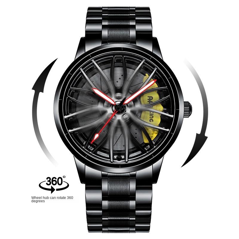 SVJ Wheel Watch Forged Hollow Watch Men's AMG 488 Hydraulic Men's Watch Quartz Watch