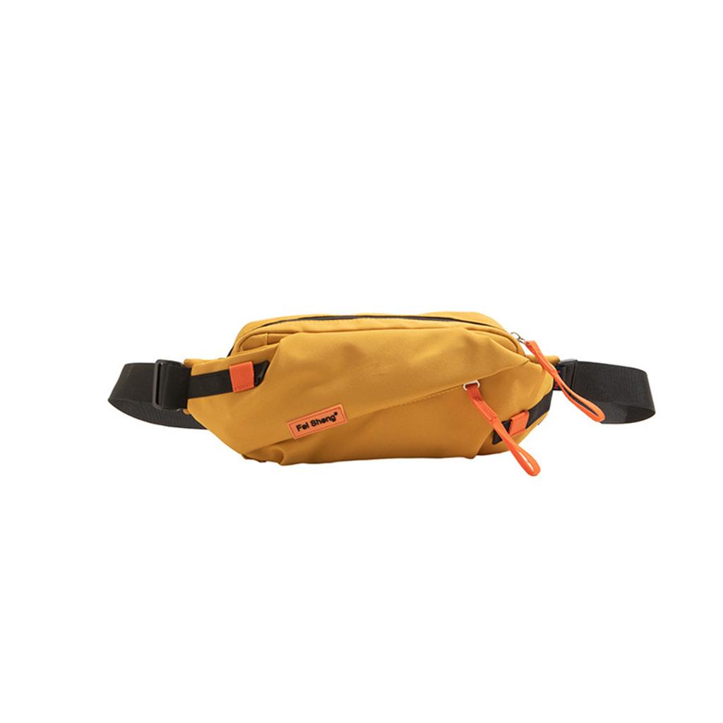 Versatile Chest Bag for Men Women Casual Sports Crossbody Bag Large Capacity Street Student Shoulder Bag Oxford Waist Bag