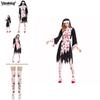 Scary Halloween Horror Nun Ghost Cosplay Costume For Women