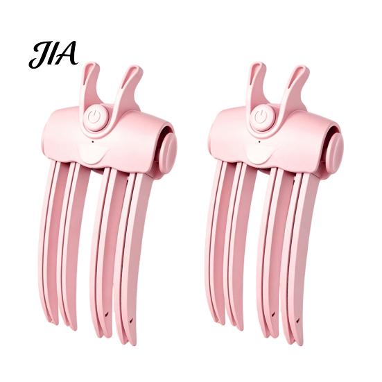 Gift for Women Hair Styling 2Pcs Heated Volume Clip, Electric Root Volumizer Crimper, 3 Minute Lifting Daily Tool Comb Flat Hair, Dual Temperature USB