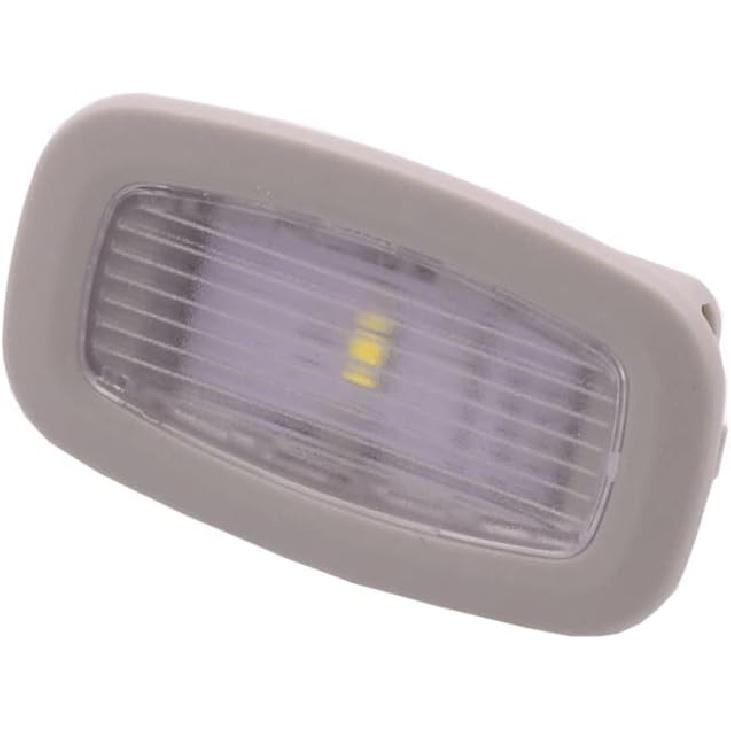 Car Interior Front Sun Visor Makeup Lamp Make-Up Mirror Reading Lights for Mercedes-Benz C E S GLC Class W205 W213 OE: 0009069504(Beige)