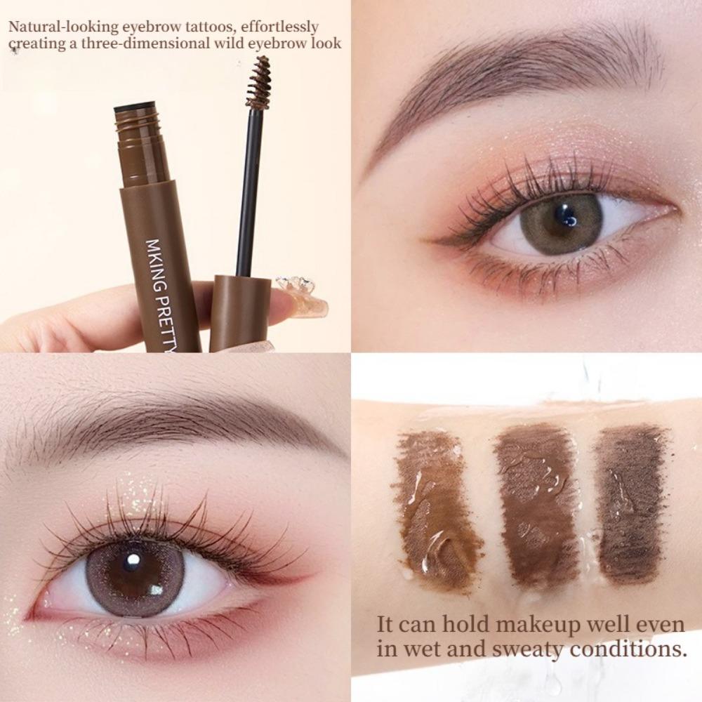 1PC Eyebrow Dye Cream, Makeup Setting Water-resistant and Sweat-resistant, Not Easy To Smudge, with Distinct Roots and Three-dimensional Wild Eyebrows